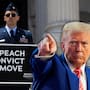 Mayor de la Fuerza Aérea de EEUU termina arrestado por protestar en uniforme contra Trump en las escalinatas del Capitolio