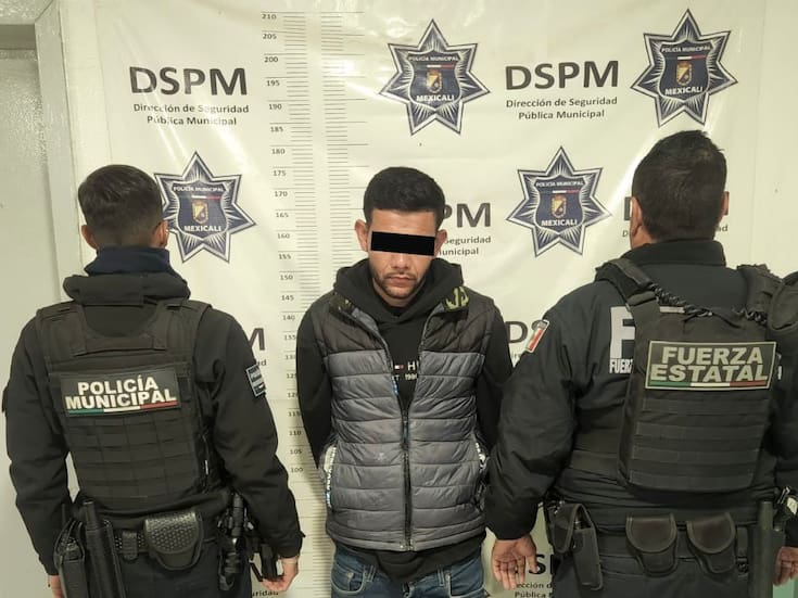 Asalto a chofer de plataforma termina con detenido en la zona oriente de Mexicali