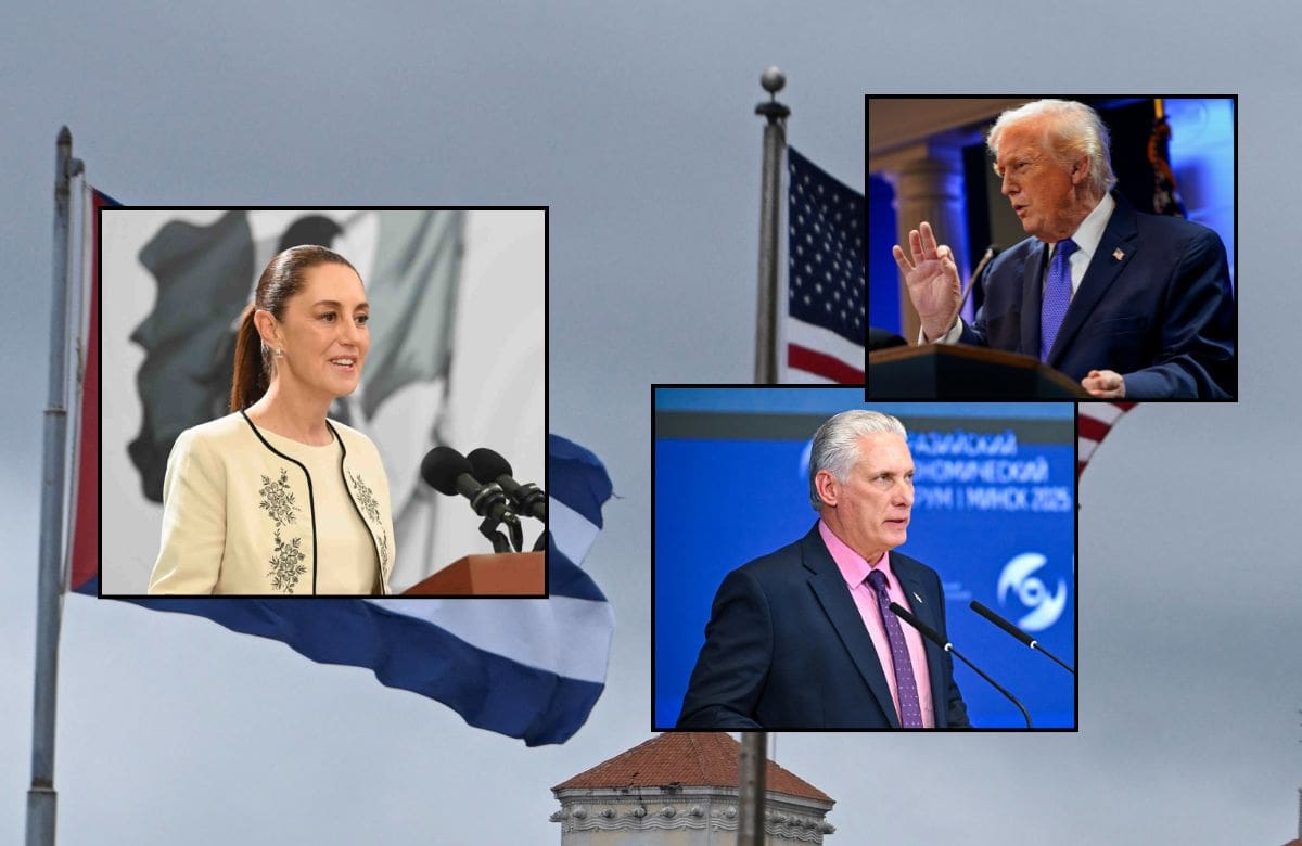 La presidenta Claudia Sheinbaum confirmó que México impulsó el diálogo entre Cuba y Estados Unidos y reiteró que el país promoverá la paz y la autodeterminación ante tensiones históricas entre Washington y La Habana. | Foto: Reuters/EL UNIVERSAL