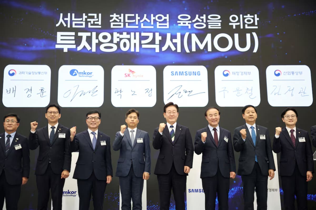 Samsung y SK Hynix acuerdan suministrar chips de IA por 950 mil millones de dólares a empresas de Estados Unidos