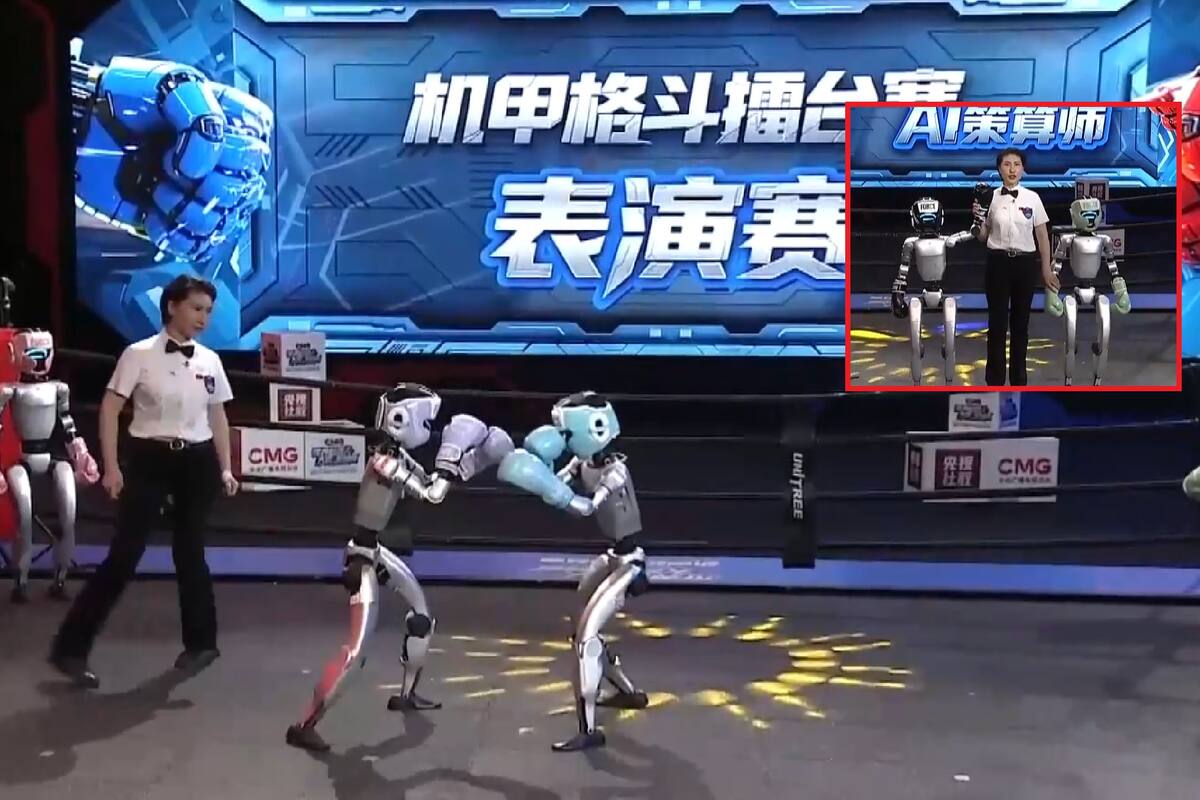 China lanza el primer torneo de boxeo con robots humanoides