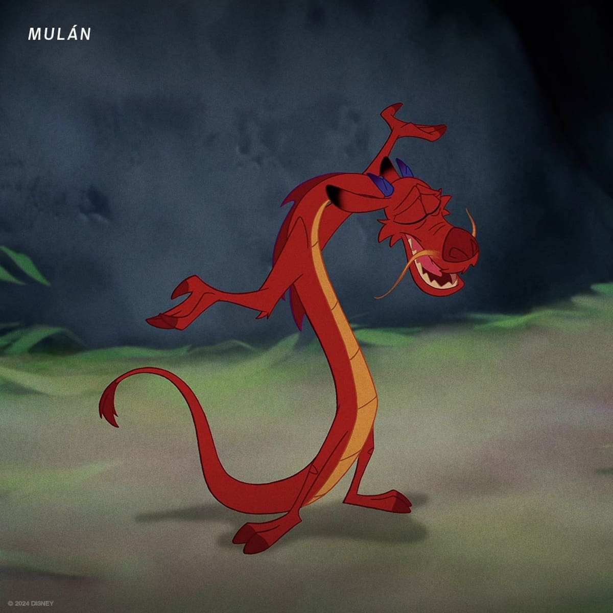 Mushu, el fiel acompañante de Mulán en la película animada l Foto: @Disney