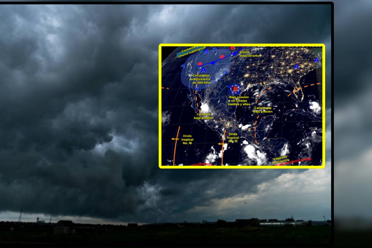 Clima en México: Lluvias intensas se presentarán en estas regiones de México