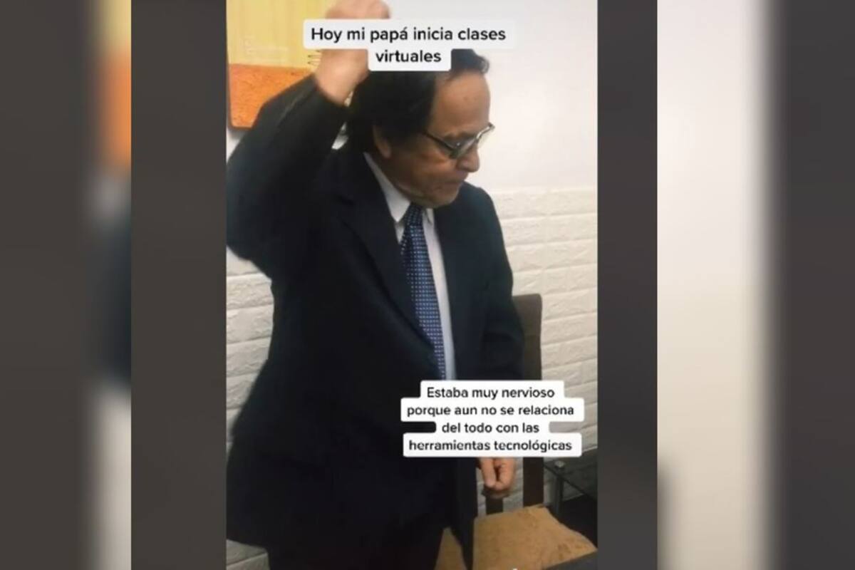 Maestro no sabía dar clases virtuales, su hija hizo un manual