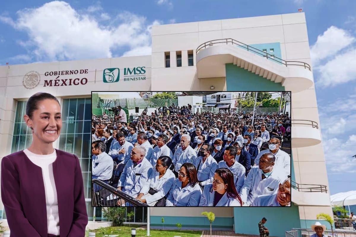 IMSS-Bienestar y Claudia Sheinbaum preparan nuevas contrataciones de más 2 mil médicos cubanos en México, con alojamiento, tres comidas diarias y transporte incluidos, aseguran