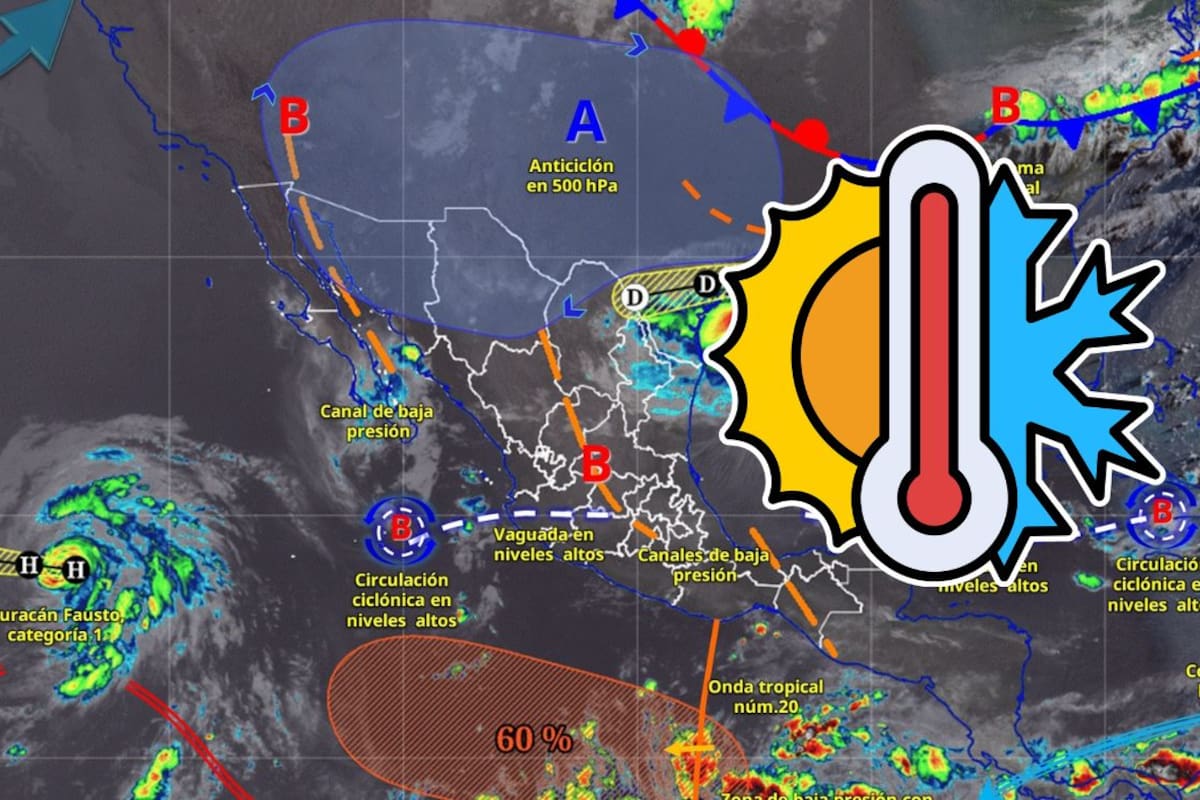 Ciclón tropical Bertha y la onda tropical 20 activan lluvias intensas y calor extremo en México este 23 de julio