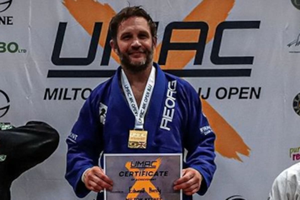 Tom Hardy sorprende al aparecer torneo de Jiu-Jitsu brasileño