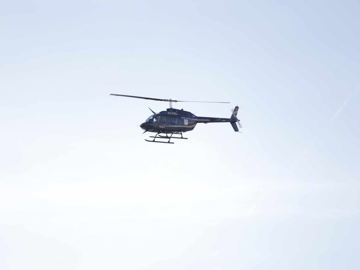 El titular de la Secretaría de Seguridad Ciudadana de Baja California (SSCBC) admitió que el helicóptero fue utilizado de manera indebida durante los patrullajes de la Serie del Caribe, en Mexicali l Foto: Cortesía