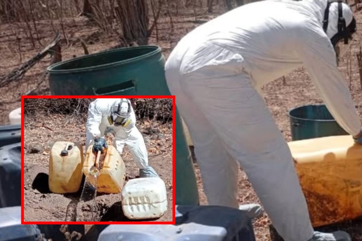 Autoridades aseguran cinco centros con sustancias químicas en Culiacán y Cosalá