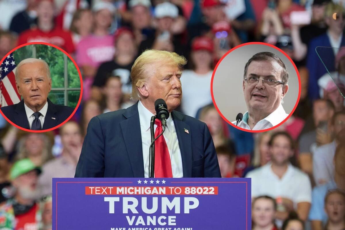 ‘IQ de 50′: ¿Insulto de Trump se refería a Marcelo Ebrard o a Joe Biden?