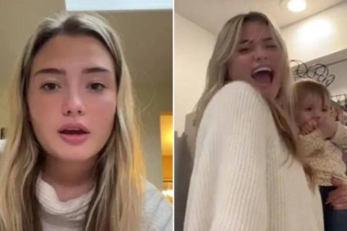 TikTok: Fue al médico pensando que tenía apendicitis y volvió a casa con un bebé
