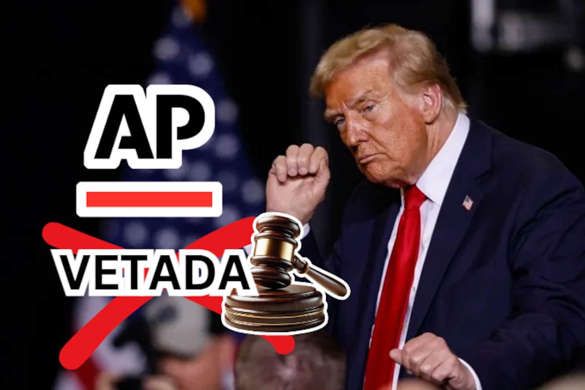 Juez permite veto de Trump a AP pero le pide reconsiderar su decisión