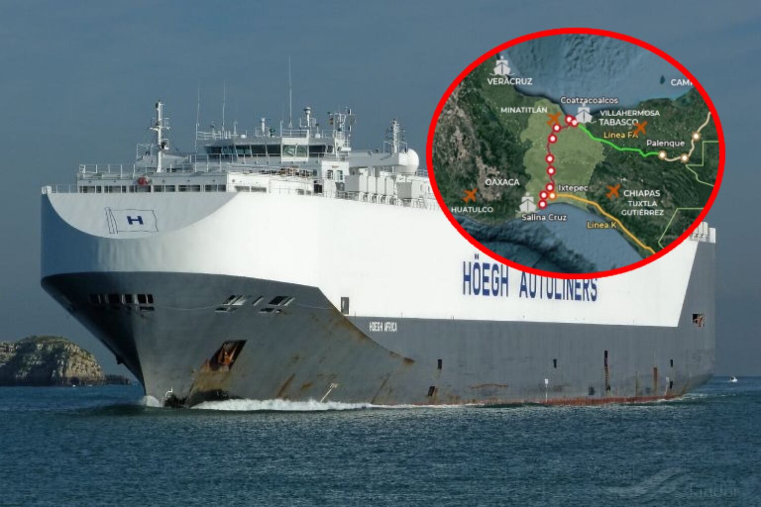 El Corredor Interoceánico del Istmo de Tehuantepec (CIIT).