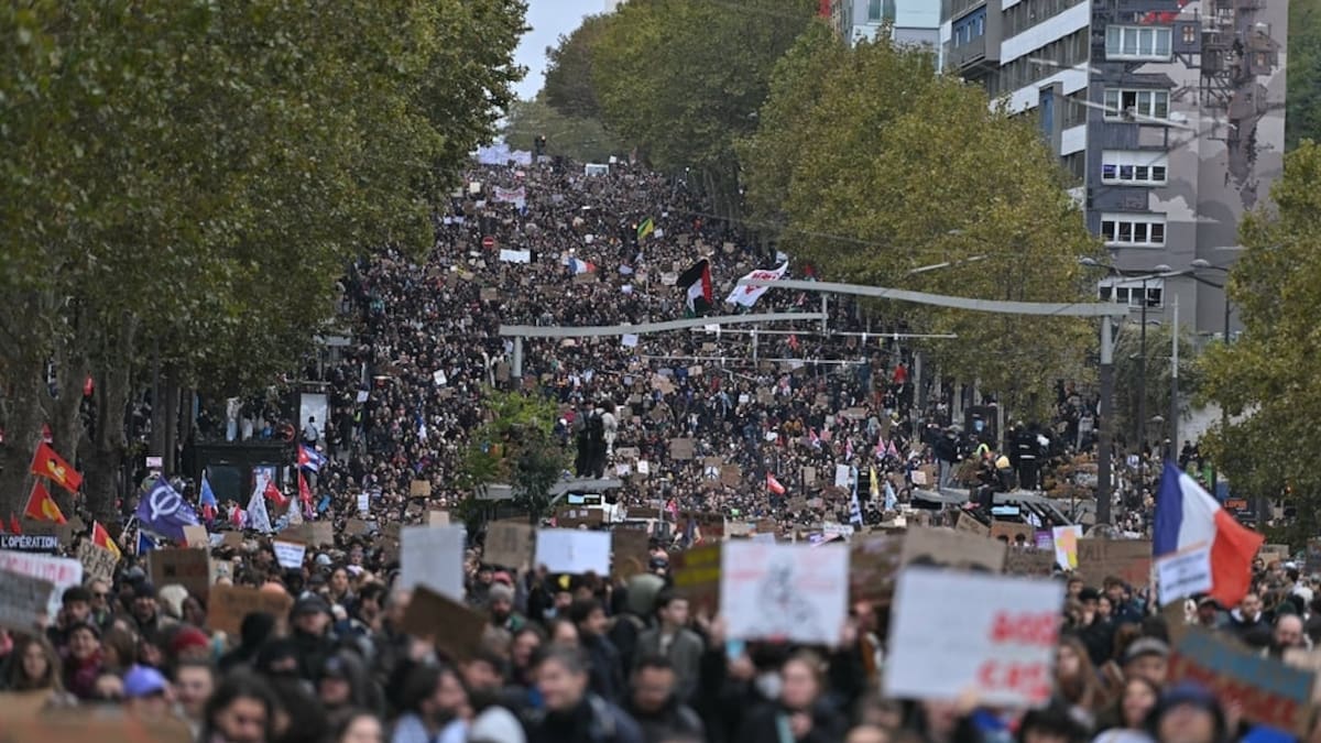 Francia despliega 70 mil policías ante protestas por el costo de vida y temor a nuevos disturbios