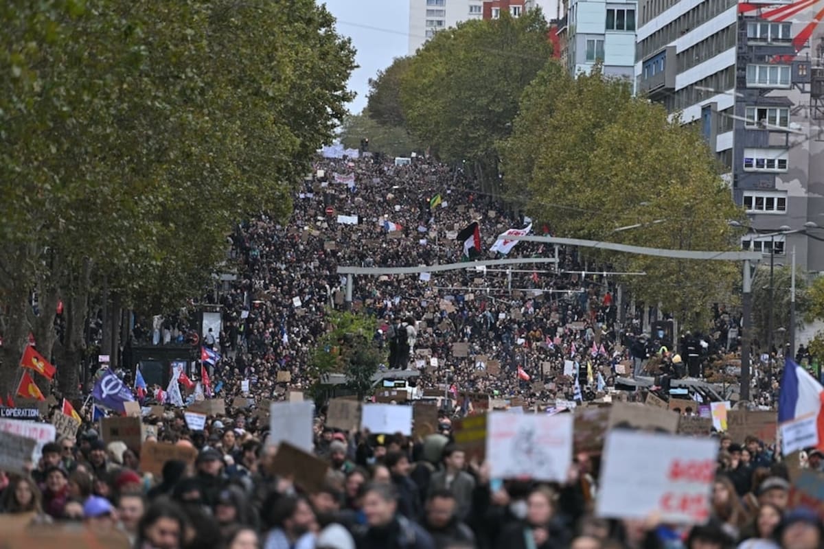 Francia despliega 70 mil policías ante protestas por el costo de vida y temor a nuevos disturbios