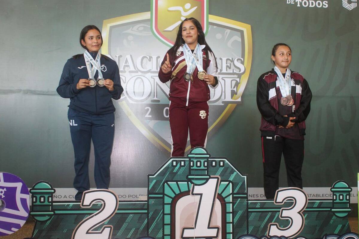 Allison Melgoza dedicó sus tres medallas a su madre por el apoyo brindado en la práctica de la disciplina.