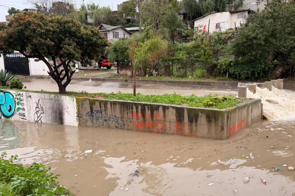 Lluvias y frío reciben el Año Nuevo en Tijuana