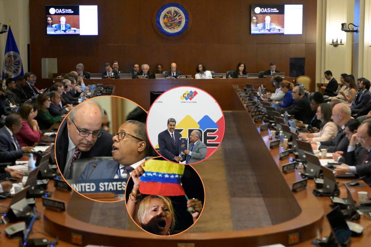 Venezuela: México, Colombia y Brasil no apoyaron petición de OEA que pedía mostrar actas electorales