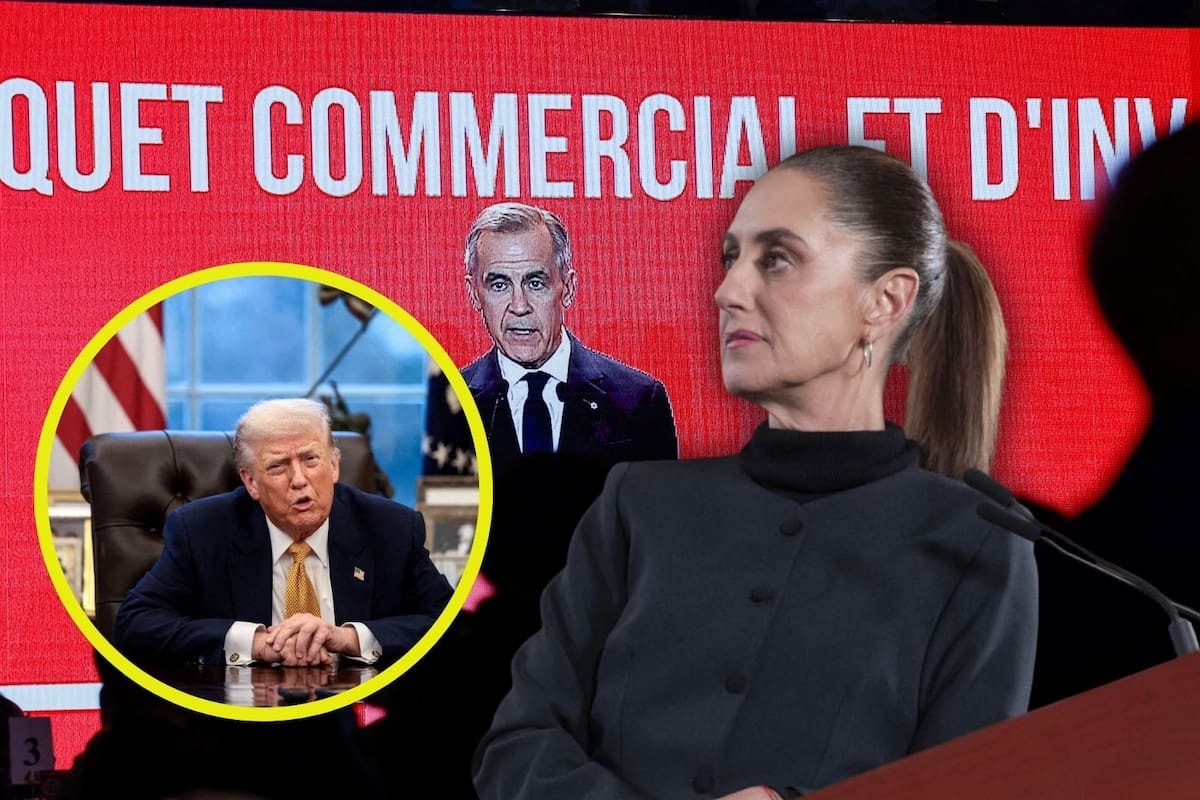 Sheinbaum respaldó a Mark Carney tras su discurso en Davos sobre el ‘fin del viejo orden mundial’, mientras Trump lo acusó de “no ser agradecido”
