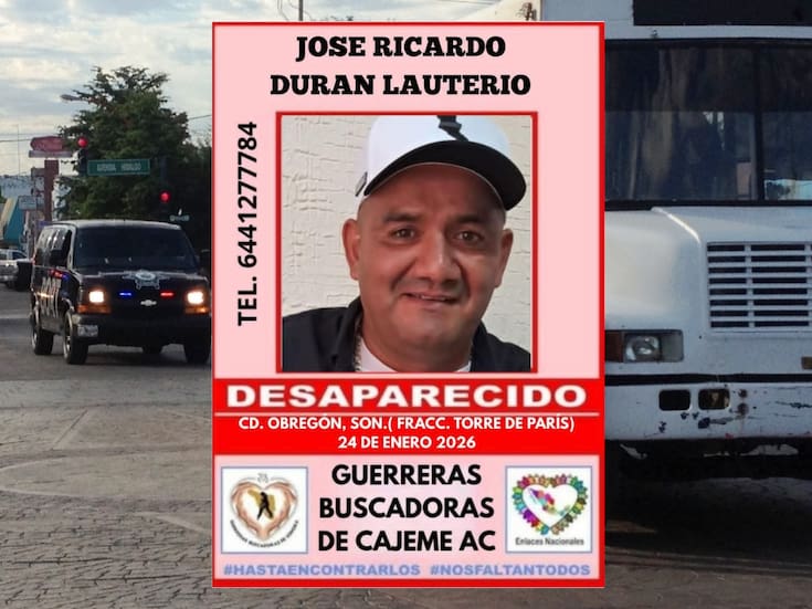 Desaparece ex policía en Cajeme