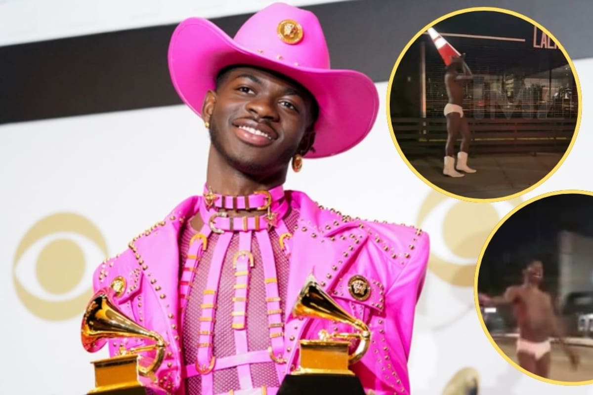 Lil Nas X hospitalizado por posible sobredosis luego de ser visto caminando en ropa interior en Los Ángeles