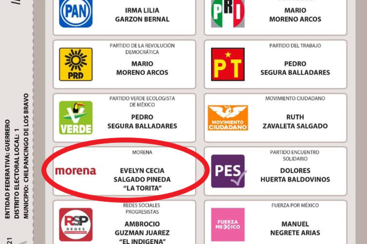 “La Torita”: Evelyn Salgado aparecerá con el apodo de su padre en la boleta electoral