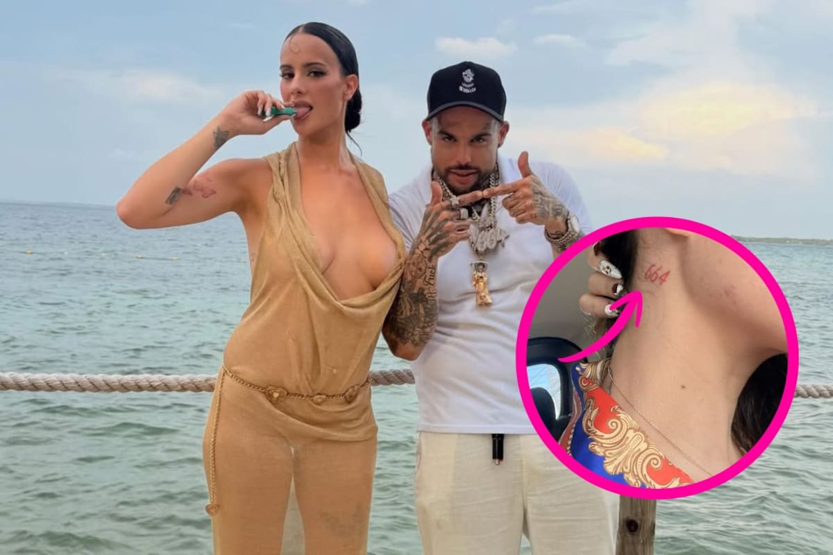 “Te amo morro”: Gala Montes comparte un tatuaje con el número ‘664’ y desata nuevamente rumores de relación con Emiliano Aguilar