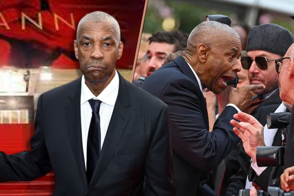 Denzel Washington protagoniza fuerte altercado con un fotografo en Cannes antes de ser homenajeado