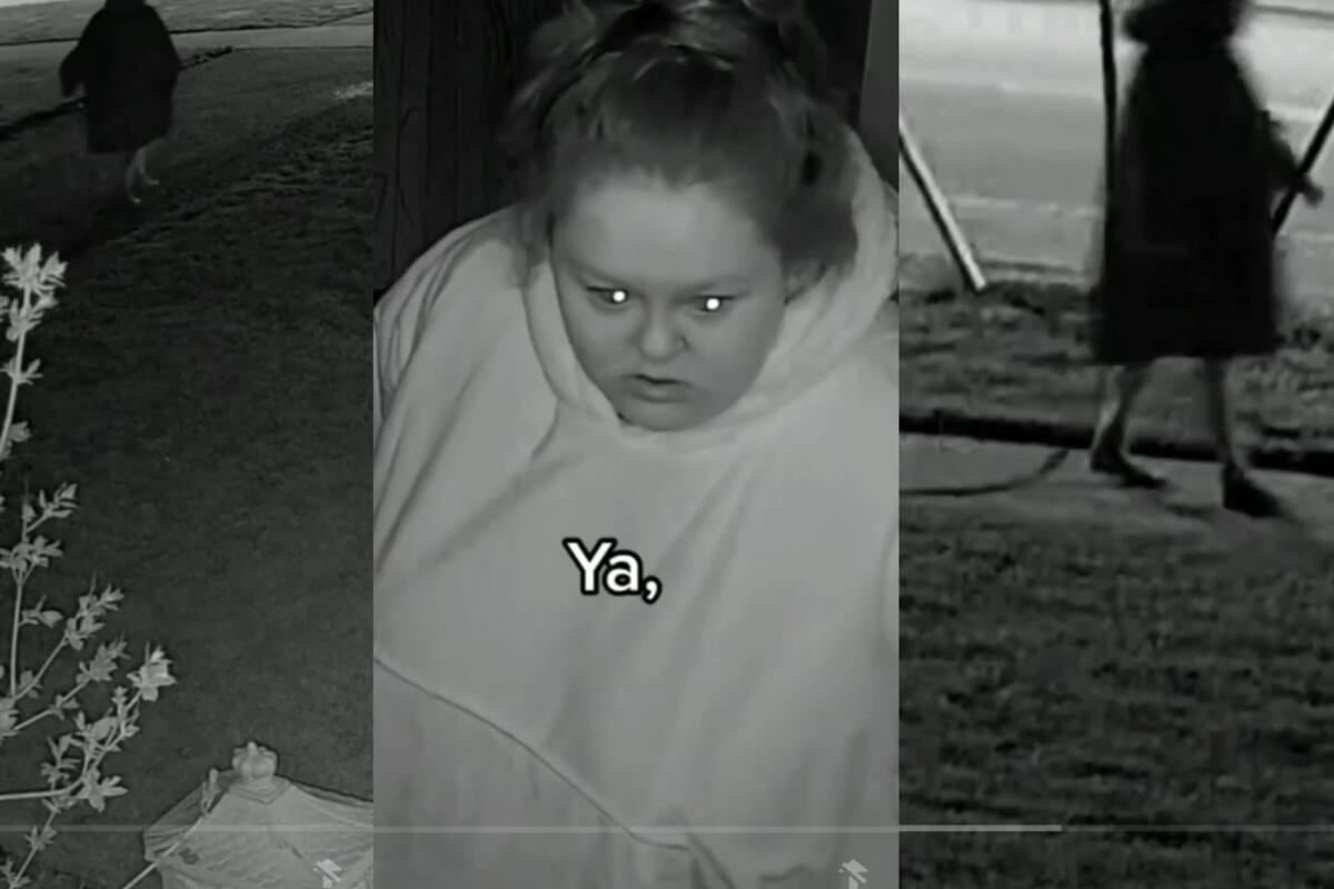 Mujer sonámbula saca a pasear a un perro imaginario en plena madrugada | VIDEO