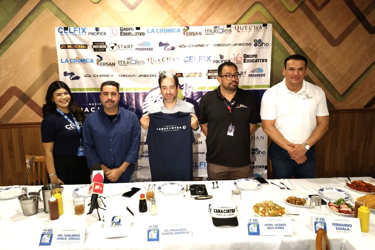 Arranca el Torneo de Pádel Canacintra 2025 en Mexicali
