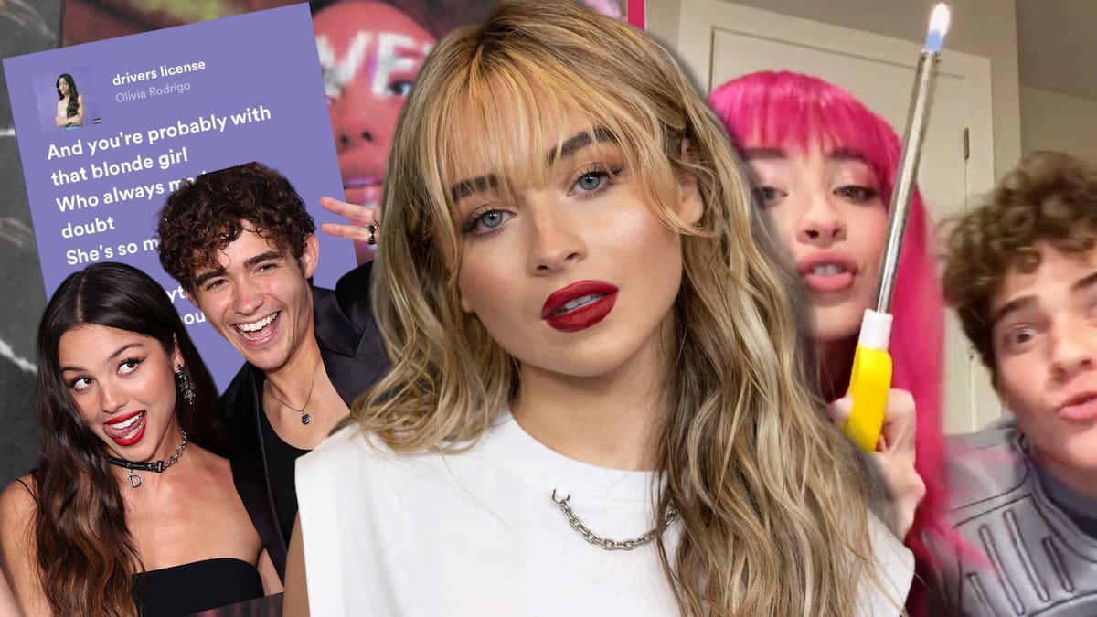 Sabrina Carpenter rompe el silencio sobre el drama con Olivia Rodrigo y Joshua Bassett, revelando sus aprendizajes. / Foto: Especial