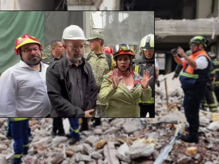 Cuatro personas quedaron atrapadas en edificio tras colapsar en CDMX; estaba en proceso de ser derrumbado y Clara Brugada aseguró que ya uno fue rescatado