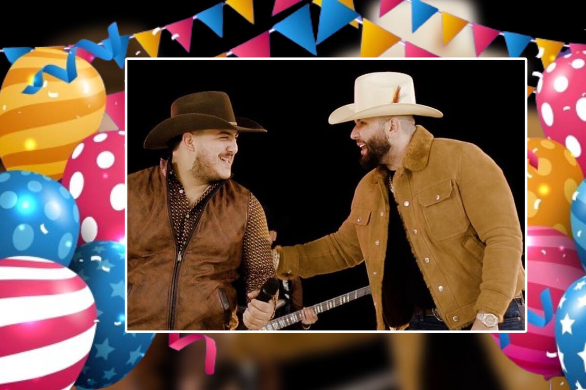 Grupo Frontera fue a la fiesta de Carín León en su primer día