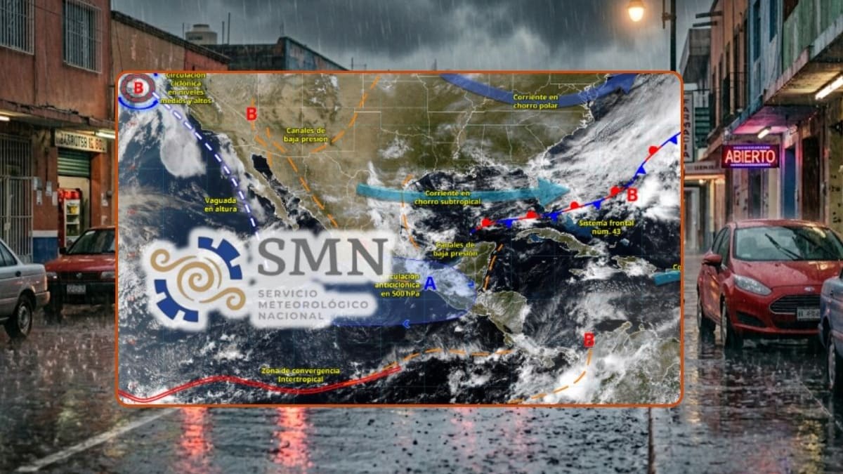 Tormentas de hasta 75 mm y vientos de 70 km/h ‘azotarán’ estos estados entre jueves y viernes; temperaturas llegarán a 45 °C en varias regiones, advierte el SMN