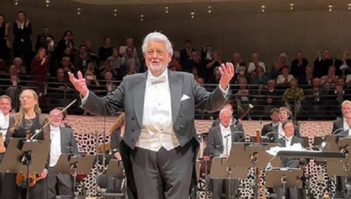 El tenor español Plácido Domingo.