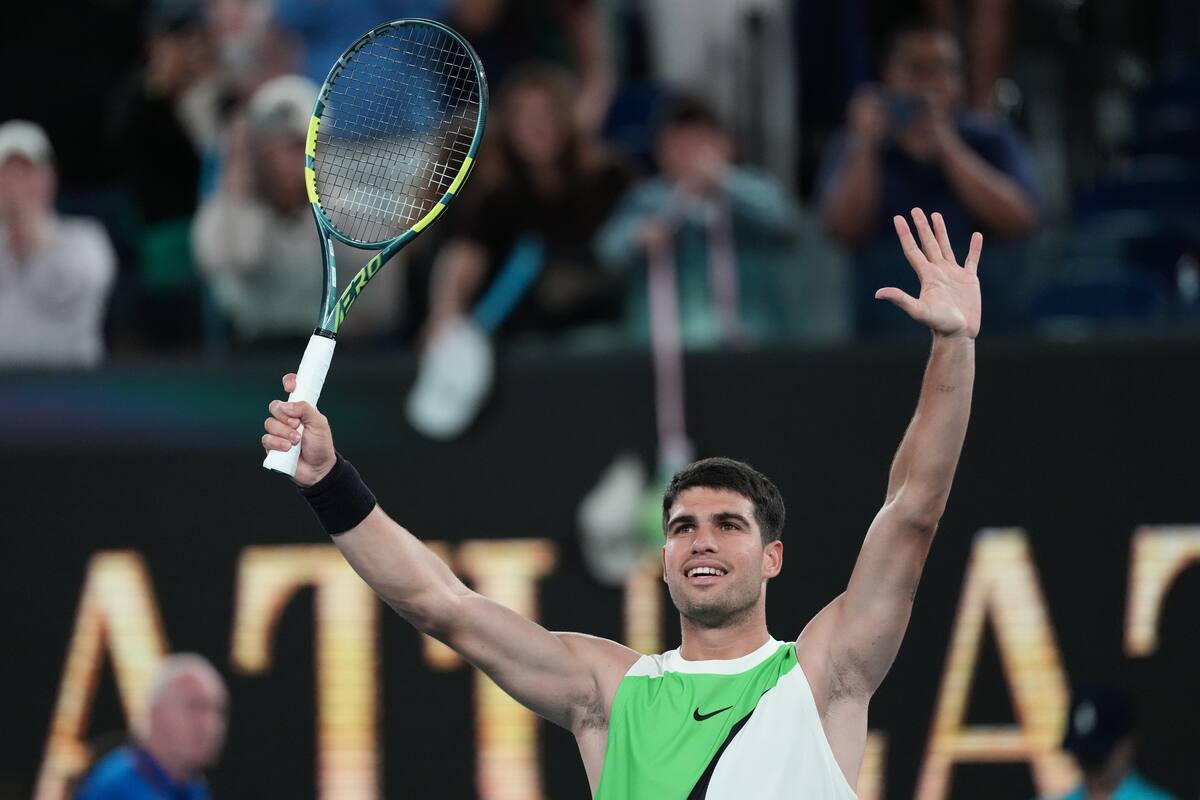 ¿Cómo le fue a Carlos Alcaraz en su debut en el Abierto de Australia 2026?