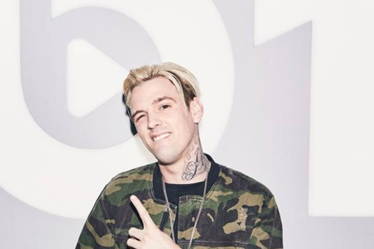 Internan al cantante Aaron Carter por estrés; pierde 20 kilos