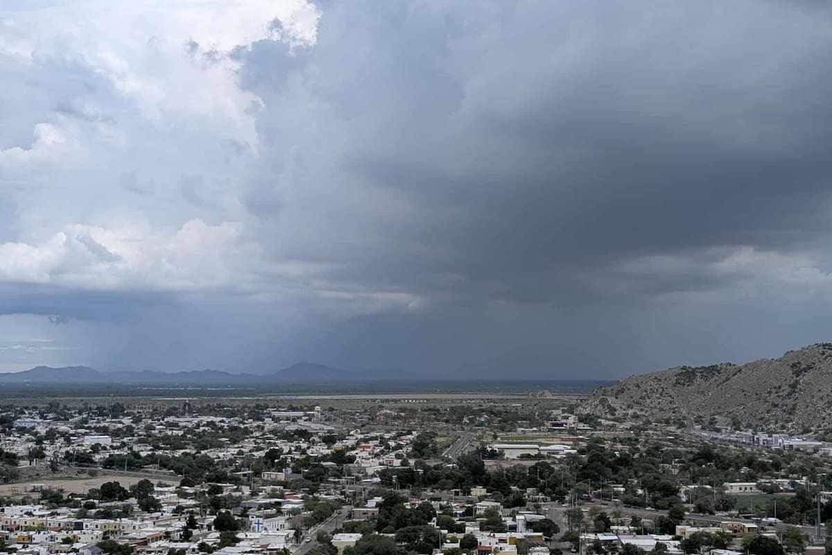 Prevén lluvias ligeras en Hermosillo por ingreso de brisa Marina