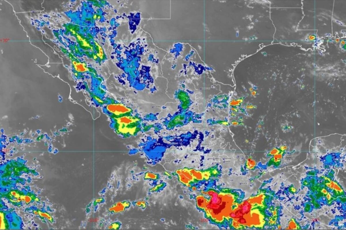 Clima en México: Se pronostican lluvias y vientos fuertes en varios puntos del País