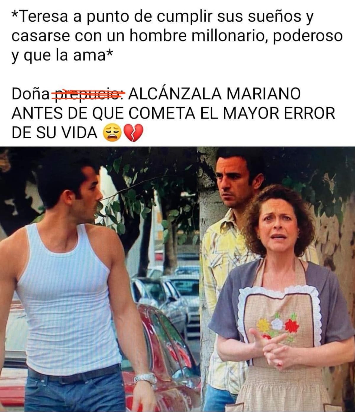Meme de Doña Refugio.