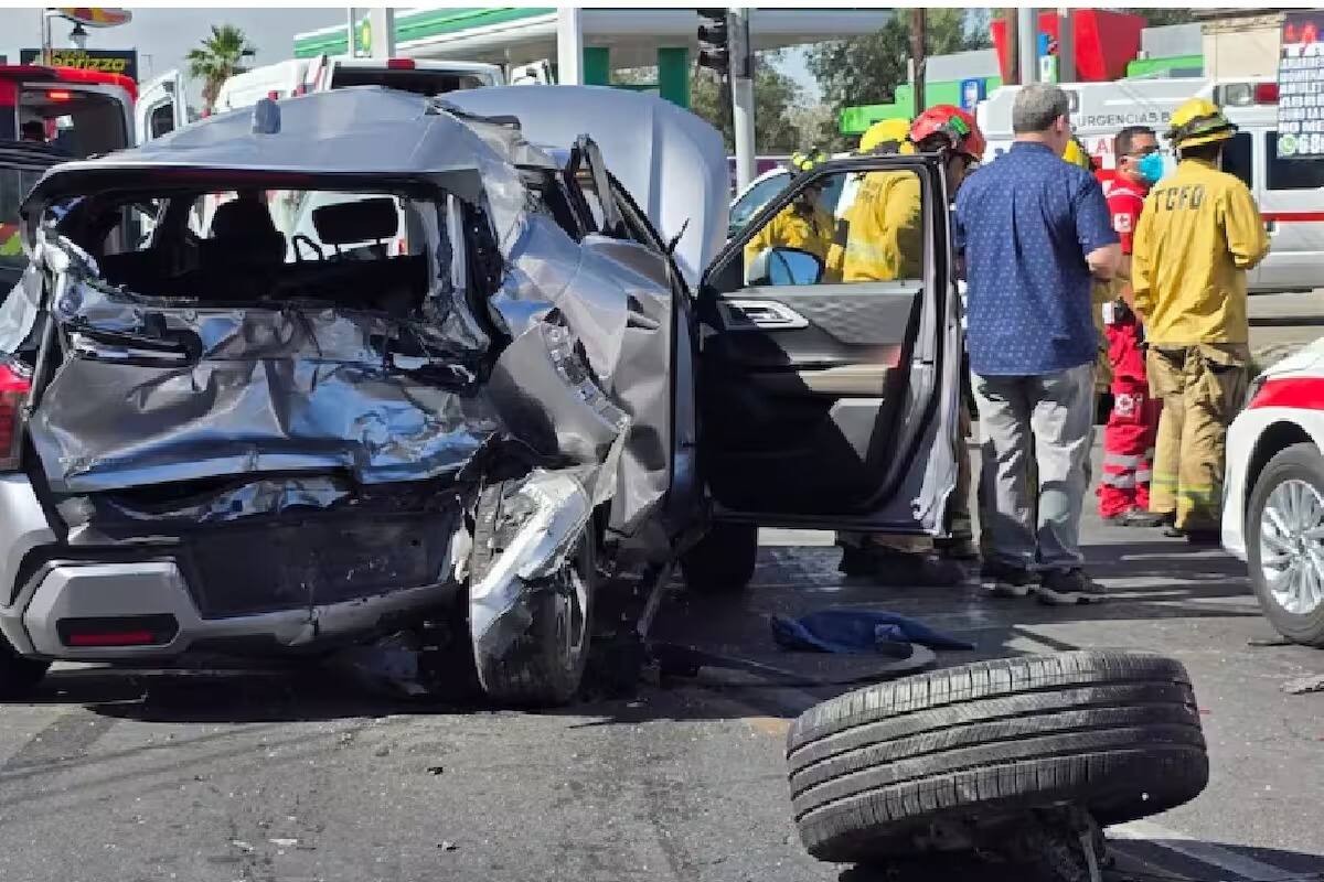 Registra Mexicali más de 1 mil 100 accidentes de tránsito mensuales
