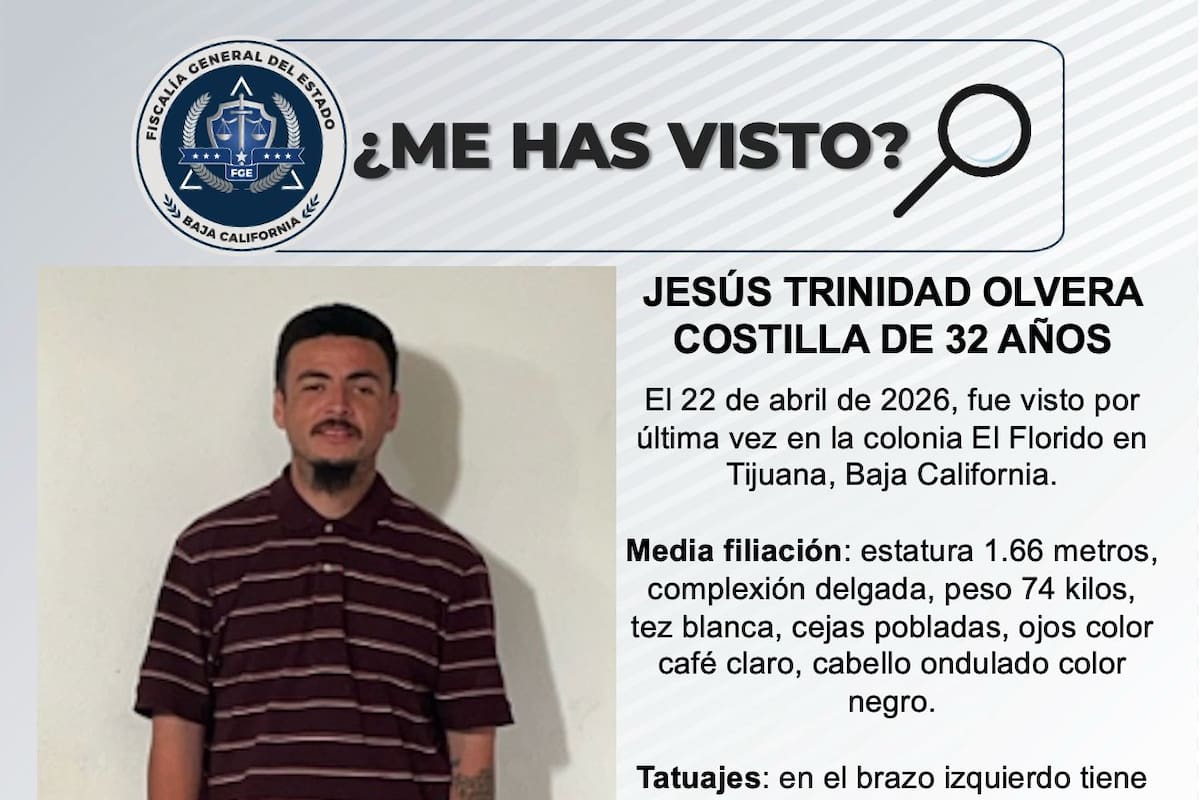 Se busca a Jesús Trinidad Olvera Costilla de 32 años