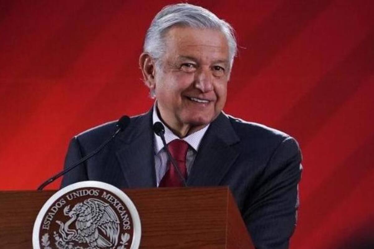 Conferencia de AMLO desde Palacio Nacional