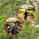 Avioneta Cessna que cubría la ruta Piedras Negras-Monterrey sufrió un paro de motor y realizó un aterrizaje de emergencia en el municipio de Pesquería; tres ocupantes resultaron lesionados pero se encuentran estables