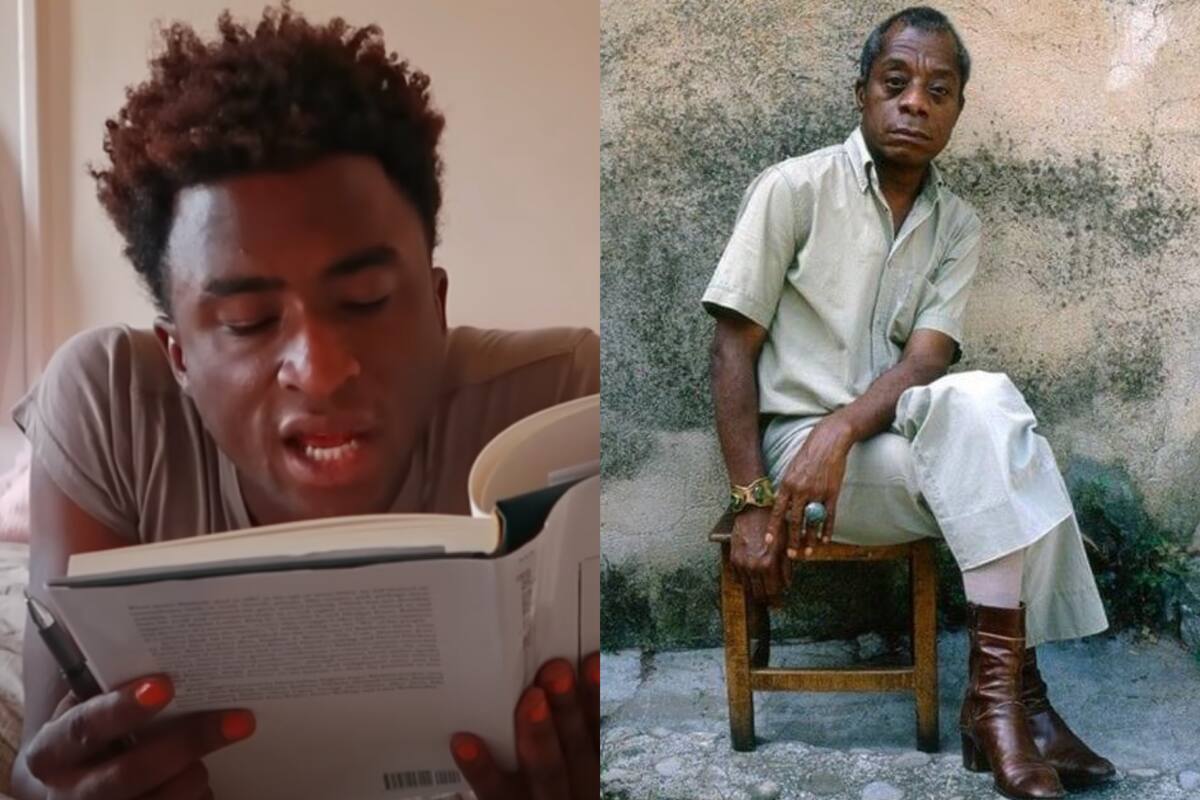 Esto ocurrió cuando un hombre imitó la rutina de escritura de James Baldwin