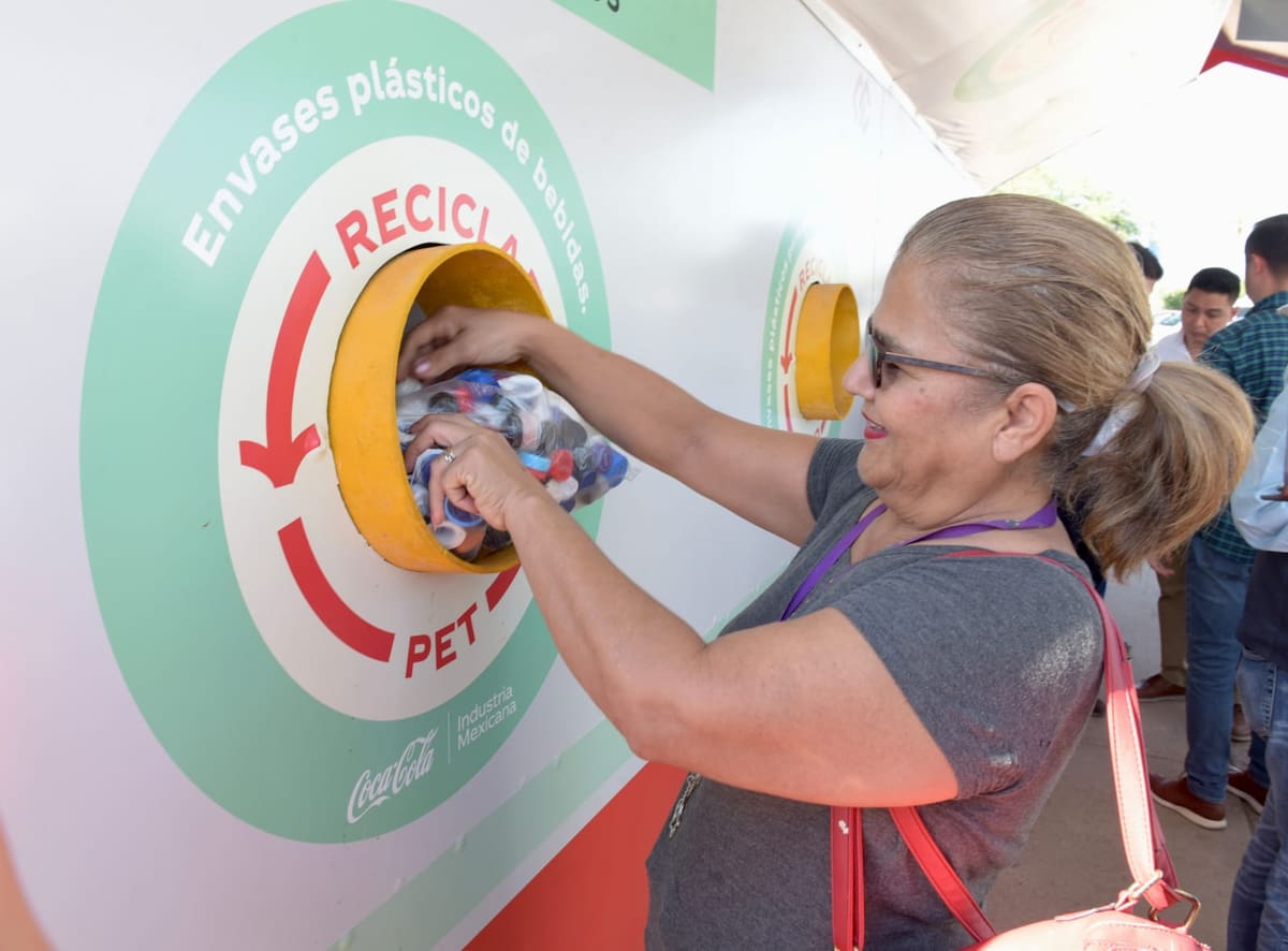 Hermosillenses aprenden a reciclar. FOTO: BANCO DIGITAL