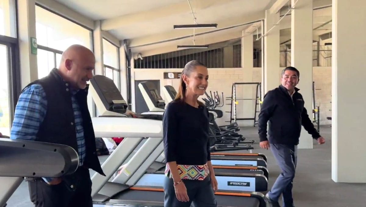 Durante un recorrido, Sheinbaum mostró los espacios deportivos del Parque Ecológico Lago de Texcoco y anunció nuevas inscripciones para equipos a partir de enero. | Foto: Especial GH