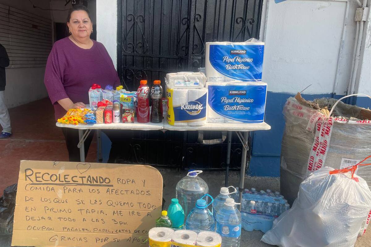 Recolecta donaciones para afectados en Primo Tapia