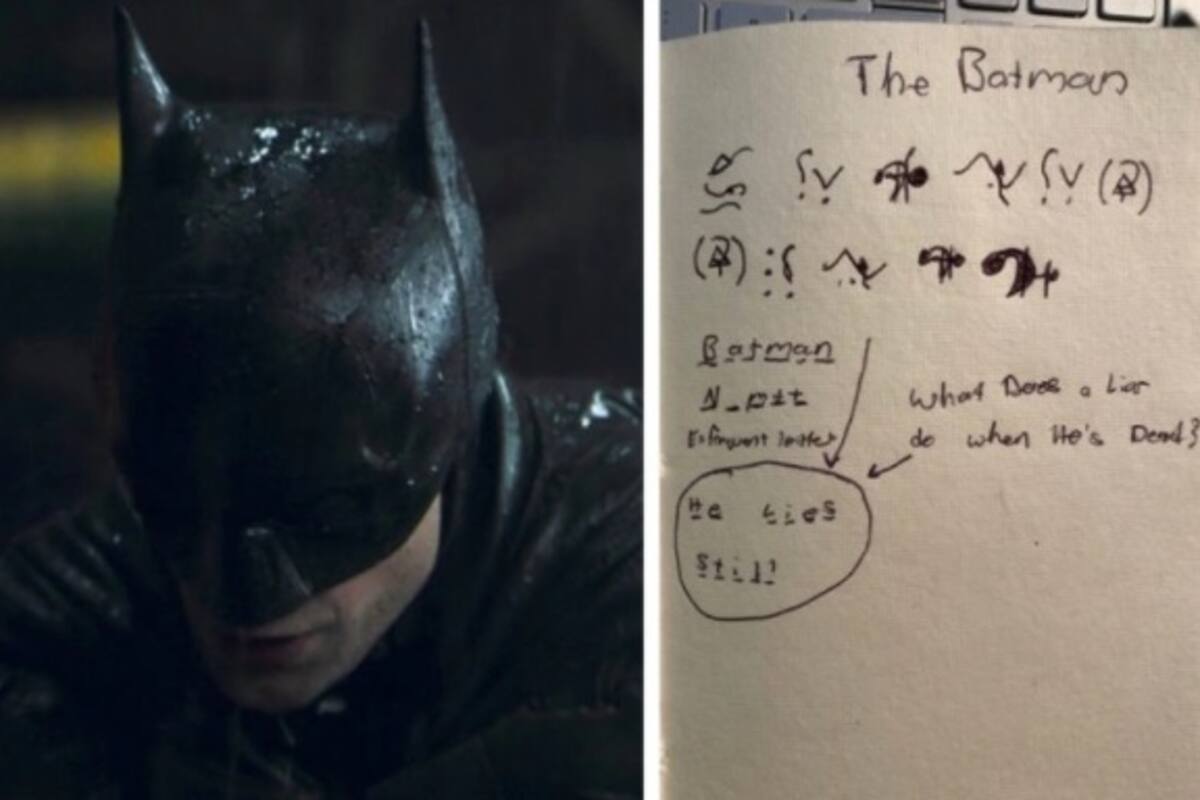 Fan descifra el acertijo de The riddler en el trailer de The Batman
