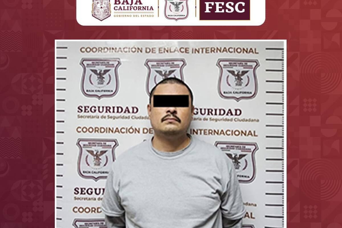 Fugitivo norteamericano es capturado en Mexicali